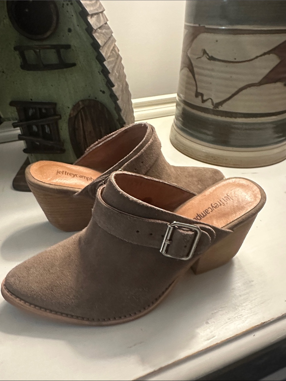 Jeffrey Campbell Mule Booties 8 Like New
